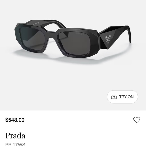 Prada Black Angular Sunglasses - Picture 1 of 9